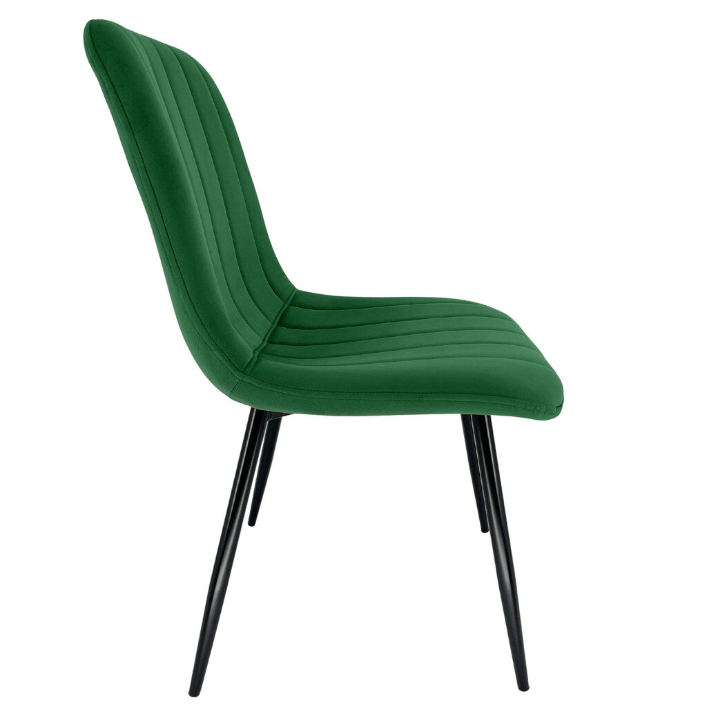 4-ių kėdžių komplektas Akord SJ.9, žalias kaina ir informacija | Virtuvės ir valgomojo kėdės | pigu.lt