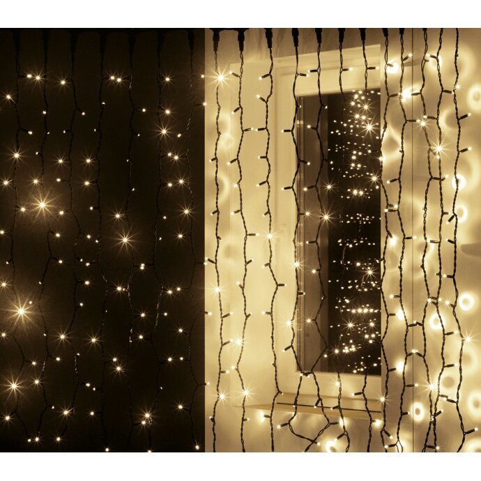 Lempučių užuolaida-girlianda Proled, 2x2 m kaina ir informacija | Girliandos | pigu.lt