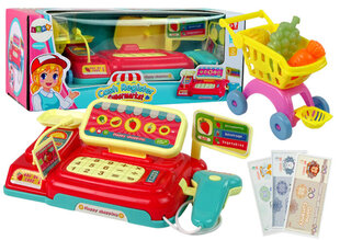 Žaislinis kasos aparatas Lean Toys su priedais kaina ir informacija | Žaislai mergaitėms | pigu.lt