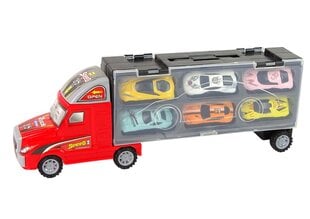 Didelis sunkvežimis su automobiliais Lean Toys kaina ir informacija | Žaislai berniukams | pigu.lt