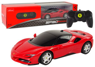 Automobilis Ferrari SF90 Rastar su nuotolinio valdymo pultu, raudonas цена и информация | Игрушки для мальчиков | pigu.lt