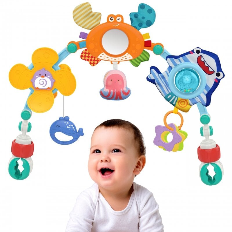 Universalus kūdikių žaislas, Woopie, jūros gyvūnai kaina ir informacija | Žaislai kūdikiams | pigu.lt
