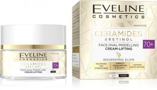 Veido krema brandžiai odai Eveline Ceramides & Retinol 70+, 50 ml kaina ir informacija | Veido kremai | pigu.lt