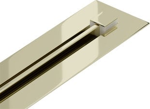 Dušo latakas Mexen Flat 360 Super Slim, Gold, 50 cm kaina ir informacija | Dušo latakai | pigu.lt