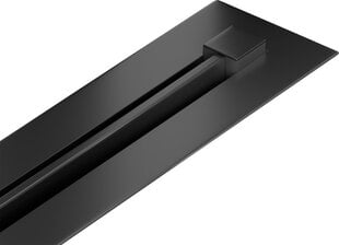 Dušo latakas Mexen Flat 360 Super Slim, Black, 50 cm kaina ir informacija | Dušo latakai | pigu.lt