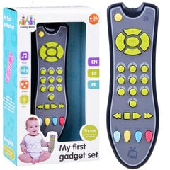 Interaktyvus vaikiškas televizoriaus valdymo pultelis su garsais ir šviesomis, pilkas kaina ir informacija | Žaislai berniukams | pigu.lt