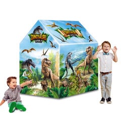 Vaikiška palapinė-namelis "Dinozaurai" цена и информация | Детские игровые домики | pigu.lt