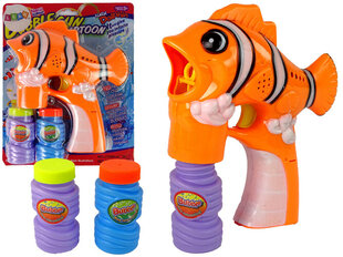 Muilo burbulų aparatas Lean Toys Žuvis, oranžinis kaina ir informacija | Vandens, smėlio ir paplūdimio žaislai | pigu.lt