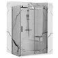 Dušo kabina Rea Nixon, 80x130 cm, kairė kaina ir informacija | Dušo durys ir sienelės | pigu.lt