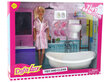 Lėlė Lucy su vonios kambario aksesuarais kaina ir informacija | Žaislai mergaitėms | pigu.lt
