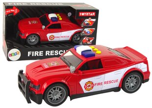 Žaislinis ugniagesio automobilis su garsais ir šviesom Lean Toys, raudonas kaina ir informacija | Žaislai berniukams | pigu.lt