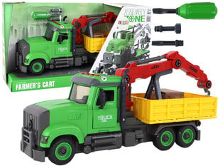 Surenkamas sunkvežimis su kranu Lean Toys kaina ir informacija | Žaislai berniukams | pigu.lt