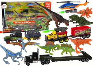 Transporto priemonių ir dinozaurų rinkinys Lean Toys kaina ir informacija | Žaislai berniukams | pigu.lt