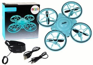 Dronas su nuotolinio valdymo pultu Lean Toys, mėlynas kaina ir informacija | Žaislai berniukams | pigu.lt
