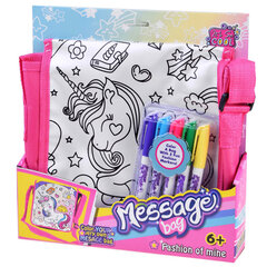 Vaikiškas spalvinimo krepšys su flomasteriais kaina ir informacija | Lavinamieji žaislai | pigu.lt