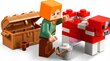 21179 LEGO Minecraft grybų namas ir pliušinė pagalvė Katė kaina ir informacija | Konstruktoriai ir kaladėlės | pigu.lt