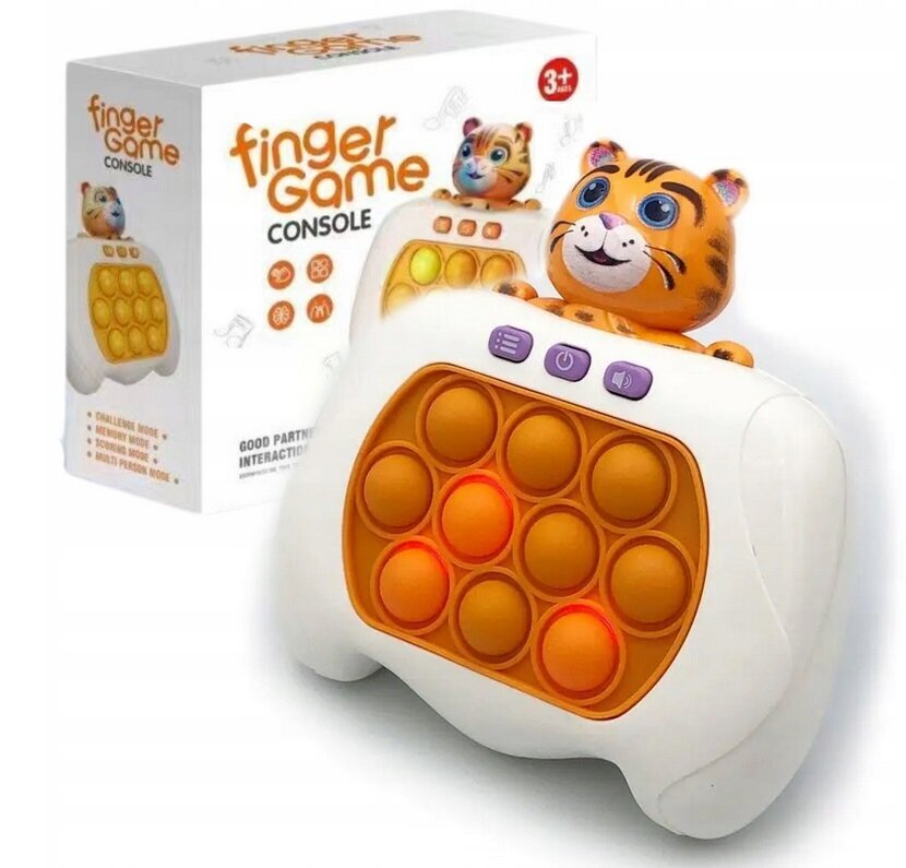 Elektrinis Pop It Pro žaidimas Tigriukas kaina ir informacija | Lavinamieji žaislai | pigu.lt