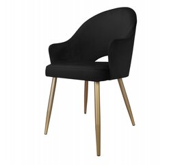 Kėdė Decorates Alex, juoda/auksinė kaina ir informacija | Virtuvės ir valgomojo kėdės | pigu.lt
