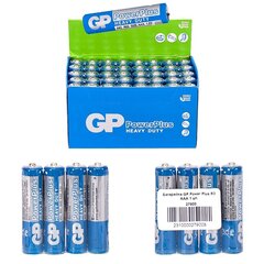 Elementai GP PowerPlus Heavy Duty AAA 40vnt. цена и информация | GP Batteries Сантехника, ремонт, вентиляция | pigu.lt