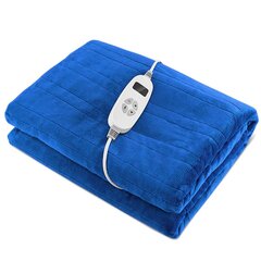 Одеяло электрическое с подогревом 130х163 Costway, синее цена и информация | Согревающие приборы | pigu.lt