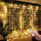 Šviesios girlianda eglutės šviesoms su 300 LED šilto balto šviesos atspalvio ir nuotoliniu valdymu kaina ir informacija | Girliandos | pigu.lt