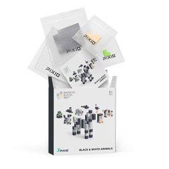 Magnetiniai blokeliai pasakojimų Pixio serija Juoda & Balta gyvūnai kaina ir informacija | Konstruktoriai ir kaladėlės | pigu.lt