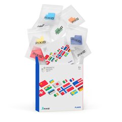Магнитные блоки серии PIXIO® Флаги цена и информация | Конструкторы и кубики | pigu.lt