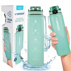 Бутылка для воды Wessper Activemax Triline, 1 л цена и информация | Фляга | pigu.lt