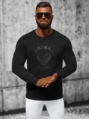 Akcija Juodas džemperis Adma kaina ir informacija | Sportinė apranga vyrams | pigu.lt