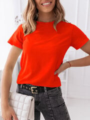 Marškinėliai moterims Susil RY1734z-52888, oranžiniai цена и информация | Футболка женская | pigu.lt