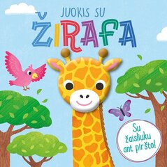 Juokis su žirafa. Su žaisliuku ant piršto! цена и информация | Книги для малышей | pigu.lt