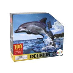 Dėlionė Lean Toys Delfinas, 100d kaina ir informacija | Dėlionės (puzzle) | pigu.lt
