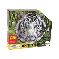 Dėlionė Lean Toys Baltasis tigras, 236d kaina ir informacija | Dėlionės (puzzle) | pigu.lt