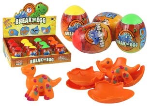Dinozauras kiaušinyje Lean Toys, 6 cm, 1 vnt kaina ir informacija | Žaislai berniukams | pigu.lt