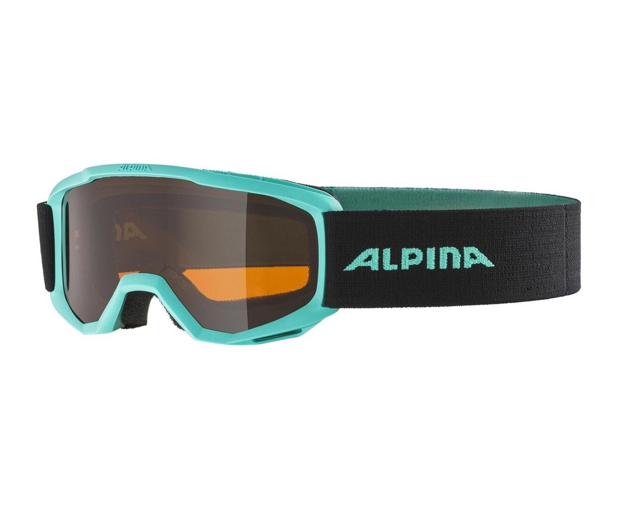 Slidinėjimo akiniai Alpina Piney Aqua, juodi kaina ir informacija | Slidinėjimo akiniai | pigu.lt