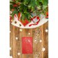 Popieriniai trafaretai Kalėdų Senelio pėdsakai, 3vnt., raudoni kaina ir informacija | Dekoracijos šventėms | pigu.lt