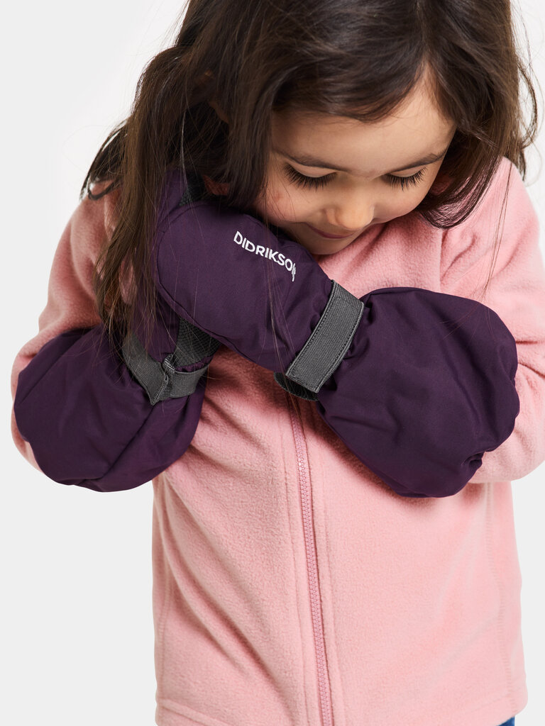 Pirštinės mergaitėms Didriksons, violetinės kaina ir informacija | Žiemos drabužiai vaikams | pigu.lt