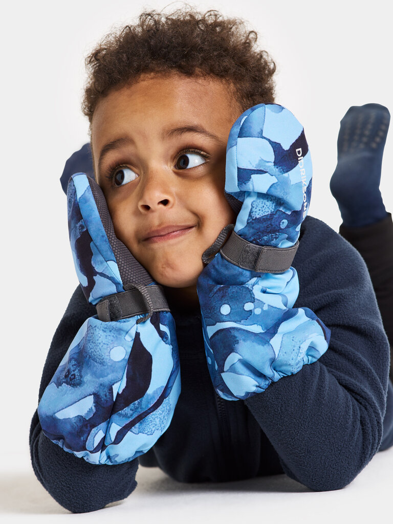 Pirštinės berniukams Didriksons, mėlynos kaina ir informacija | Žiemos drabužiai vaikams | pigu.lt