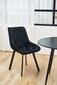 4-ių kėdžių komplektas Akord SJ.33, juodas kaina ir informacija | Virtuvės ir valgomojo kėdės | pigu.lt