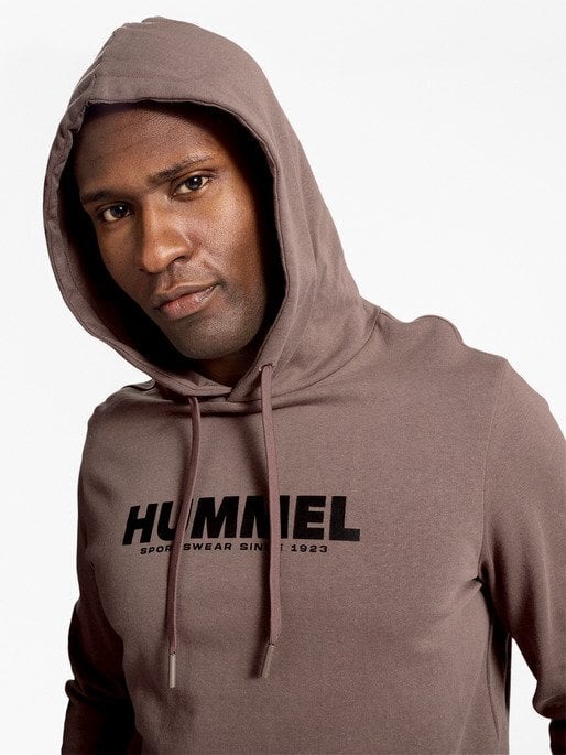 Hummel džemperis vyrams hm Ilegacy Logo Hoodie, rudas kaina ir informacija | Džemperiai vyrams | pigu.lt