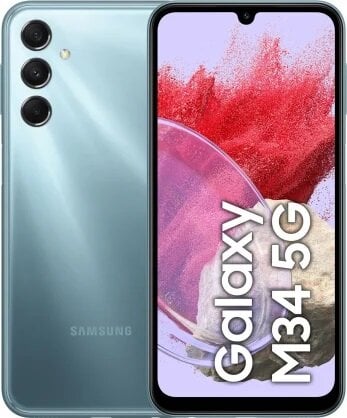 Samsung Galaxy M34 5G 6/128GB SM-M346BZBFXEO Waterfall Blue kaina ir informacija | Mobilieji telefonai | pigu.lt