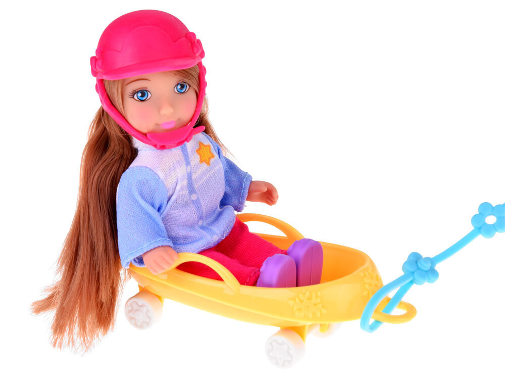 Lėlių rinkinys su rogutėmis Anlily цена и информация | Žaislai mergaitėms | pigu.lt