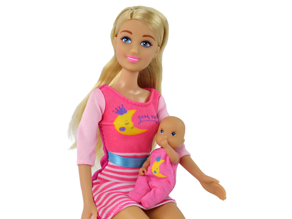 Lėlė mama su kūdikiu ir priedais Anlily kaina ir informacija | Žaislai mergaitėms | pigu.lt