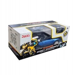 Nuotoliniu būdu valdomas automobilis Jaki Autobot 2in1, mėlynas kaina ir informacija | Žaislai berniukams | pigu.lt