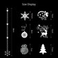 Kalėdinė dekoracija langų lipdukai цена и информация | Kalėdinės dekoracijos | pigu.lt