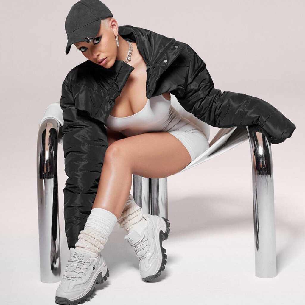 Sportiniai bateliai moterims Skechers Hi-Ryze-Doja Cat' Lite 63445, smėlio spalvos kaina ir informacija | Sportiniai bateliai, kedai moterims | pigu.lt