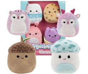 Pliušinių žaislų rinkinys Mini Squishmallows, 4 vnt kaina ir informacija | Minkšti (pliušiniai) žaislai | pigu.lt