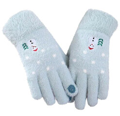 Детские зимние перчатки для девочек FD105, зеленые цена и информация | Шапки, перчатки, шарфы для девочек | pigu.lt