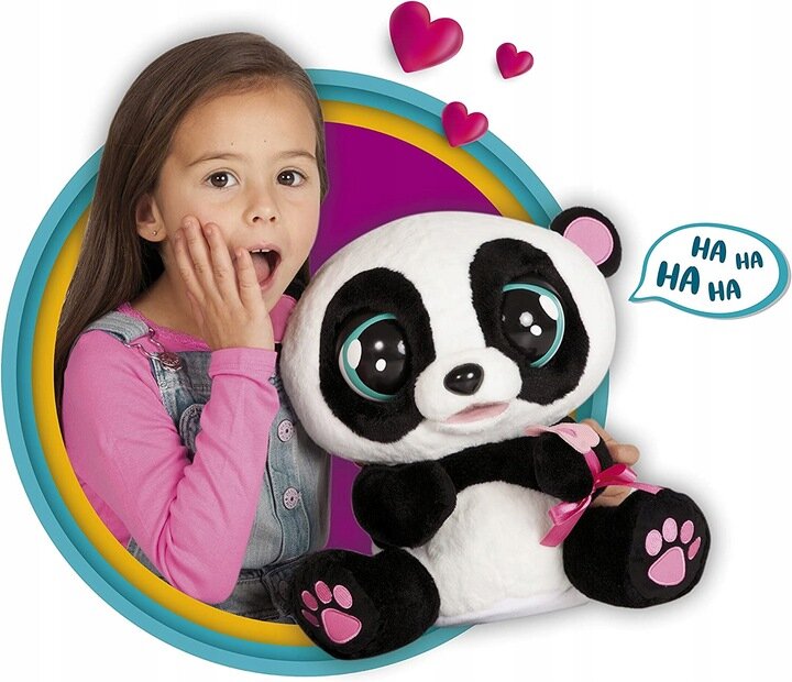 Pliušinis žaislas Yoyo Panda Interactive 95199, 43,5 cm kaina ir informacija | Žaislai kūdikiams | pigu.lt