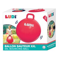 Šokinėjimo kamuolys Ludi, 55 cm, raudonas цена и информация | Игрушки для малышей | pigu.lt